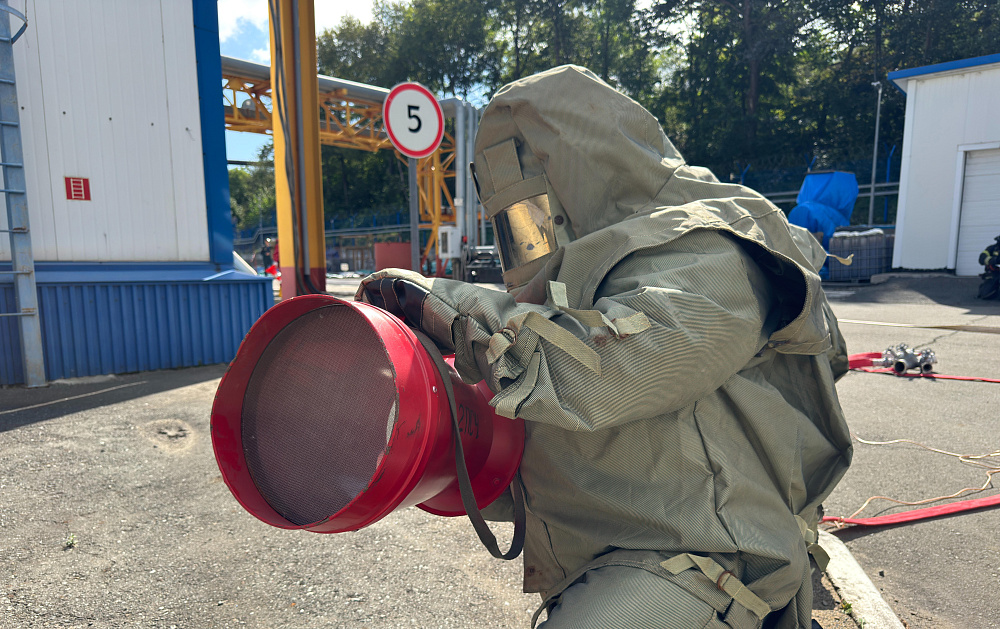 Энергетики ТЭЦ «Восточная» отработали ликвидацию условного разлива нефтепродуктов